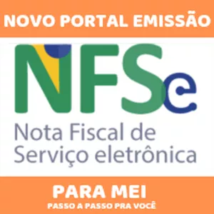 Imagem de capa para o Ebook Passo a Passo como emitir NFSe 