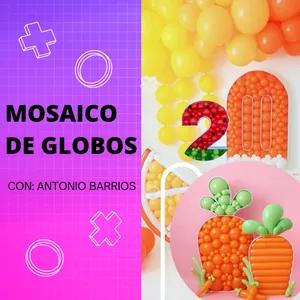 Imagen de portada para Curso online MOSAICO DE GLOBOS