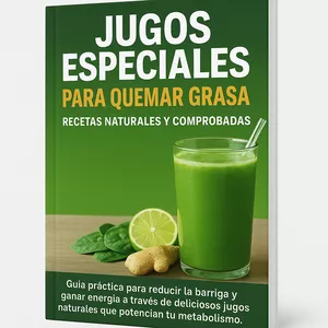 Imagen de portada para Ebook Jugos Especiales para Quemar Grasa: Recetas Naturales y Comprobadas