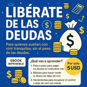 Imagen de portada para Ebook Liberate de las Deudas