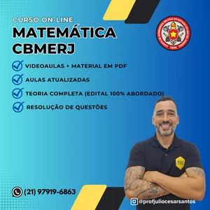Curso CBMERJ - Curso de Matemática