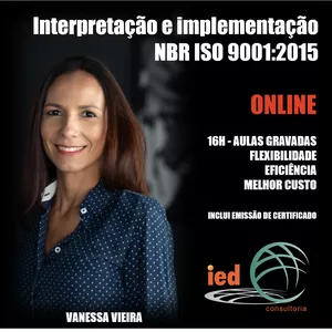Imagem de capa para o Curso online Interpretação e implementação da NBR ISO 9001:2015