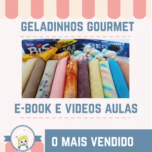 Imagem de capa para o Curso online  Geladinho Gourmet - E-book e Vídeo Aulas