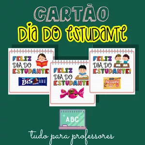Imagem de capa para o Ebook CARTÃO DIA DOS ESTUDANTE