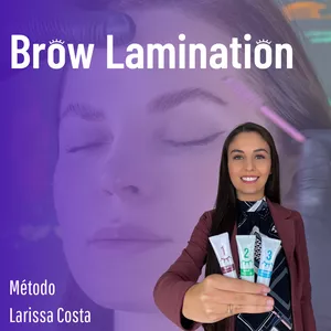 Imagem de capa para o Curso online Curso de Brow Lamination - Método Larissa Costa