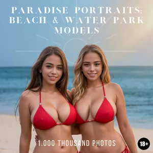 Cover image for Ebook Paradise Portraits: Beach &amp; Water Park Models