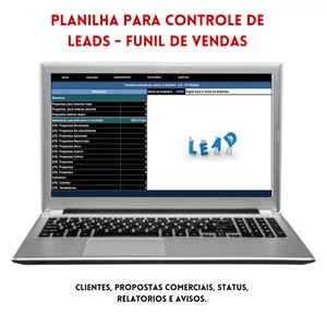 Imagem de capa para o Curso online Planilha para controle de leads funil de vendas