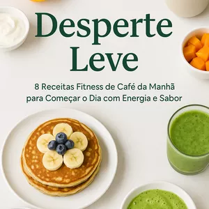 Imagem de capa para o Ebook Desperte Leve: 8 Receitas Fitness para um Café da Manhã Nutritivo