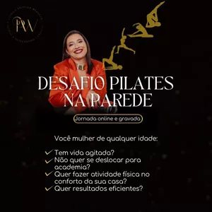 Imagem de capa para o Curso online Desafio Pilates na Parede 30 dias 