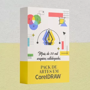 Imagem de capa para o Curso online Pack Artes em CORELDRAW