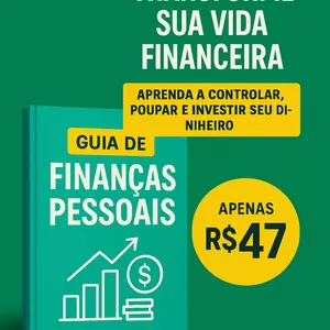 Imagem de capa para o Ebook Guia de Finanças Pessoais