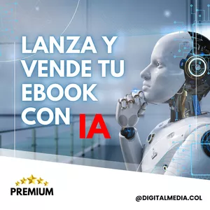 Imagen de portada para Ebook LANZA Y VENDE TU EBOOK CON IA