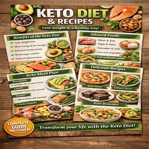 Cover image for Ebook Make Money in the Keto Niche with 100 Ready-to-Resell Recipes