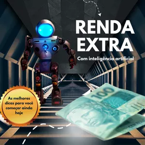 Imagem de capa para o Ebook Renda extra com inteligência artificial