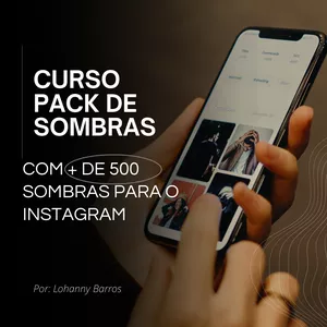 Imagem de capa para o Curso online Pack de Sombras Story / Instagram 