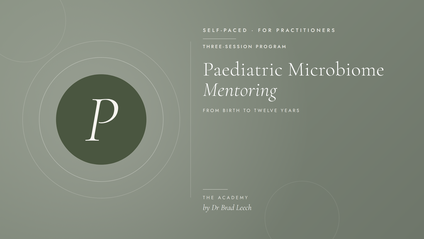 Product image for Paediatric Microbiome Mentoring (Self-Paced)
