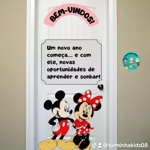 Imagem de capa para o Ebook BEM VINDOS PARA PARA PORTA TEMA MICKEY R MINNEY