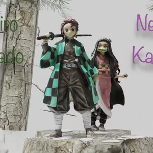 Cover image for Online course 3D Scan of figures of Tanjiro Kamado and Nezuko Kamado from Kimetsu No Yaiba (Demon Slayer).