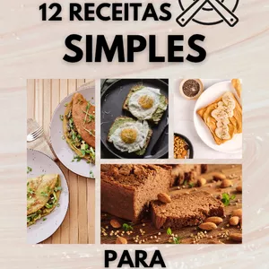 Imagem de capa para o Ebook  12 Receitas Deliciosas na Airfryer – Práticas, Rápidas e Irresistíveis!