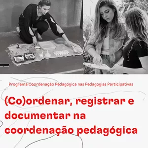 Imagem de capa para o Curso online (Co)ordenar, registrar e documentar na coordenação pedagógica