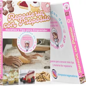 Imagen de portada para Ebook Mega Pack Repostería con propósito - Recetas y tips para emprender