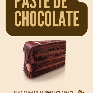 Imagen de portada para Curso online Afiche de Pastel de chocolate