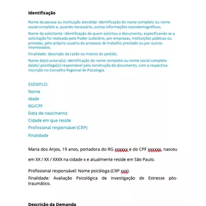 Imagem de capa para o Curso online Modelo Laudo Psicológico | Caso fictício editável 