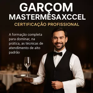 Imagem do curso Garçom MasterMesaXcel – Certificação Profissional 