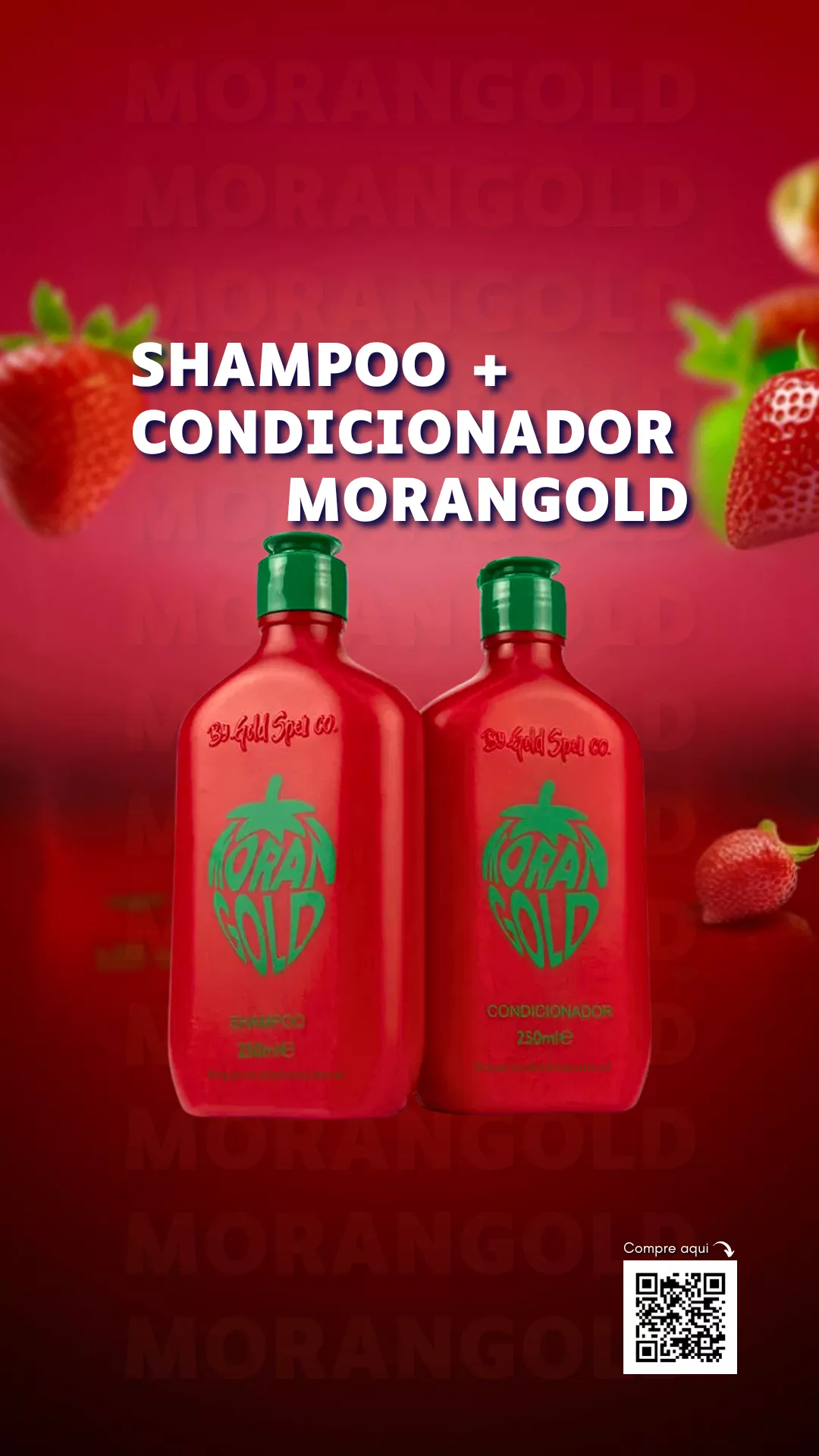 Shampoo + Condicionador Morangold Gold Spell