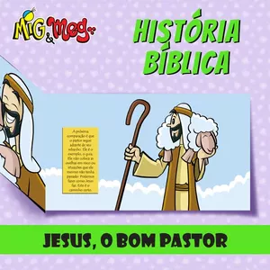 Imagem de capa para o Ebook História Jesus, o Bom Pastor