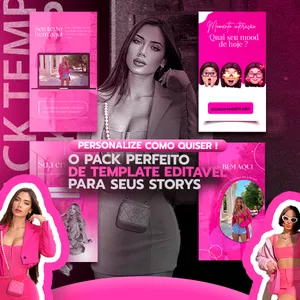 Imagem de capa para o Curso online Pack templates editável 