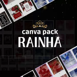 Imagem de capa para o Curso online Canva pack rainha 