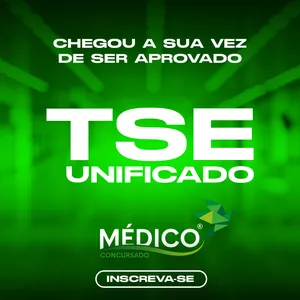Imagem de capa para o Curso online MédicoConcursado® - TSE Unificado COMPLETO: Todo material de Clínica Médica + BÔNUS: inespecíficas!