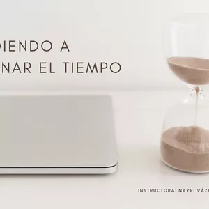 Imagen de portada para Curso online Aprendiendo a gestionar el tiempo