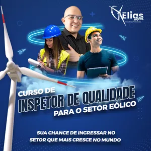 Imagem de capa para o Curso online Inspetor de Qualidade Para o Setor Eólico