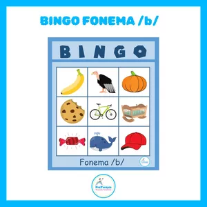 Imagem de capa para o Ebook Bingo Fonema /b/