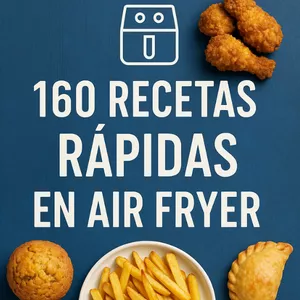 Imagen de portada para Curso online 160 RECETAS RÁPIDAS EN AIR FRYER
