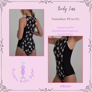 Imagem de capa para o Curso online Molde Body Lais (PP ao GG)