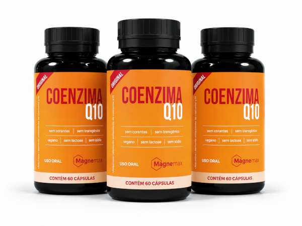Kit 3 Coenzima Q10 60 Cápsulas