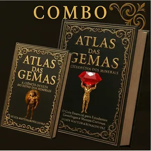 Imagem de capa para o Ebook ATLAS DAS GEMAS: Minerais, Gemas e Joias. 