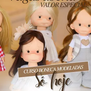Imagem de capa para o Curso online Bonecas Modeladas 
