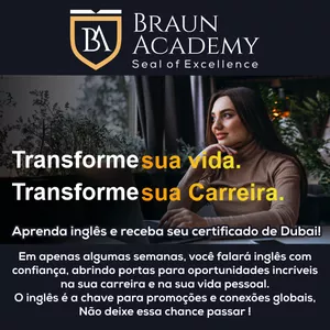 Curso Curso de Inglês - Braun Academy Dubai
