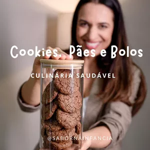 Imagem de capa para o Curso online Cookies, Pães e Bolos - Culinária Saudável 