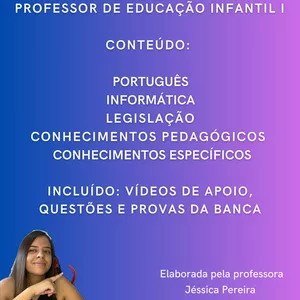 Imagem de capa para o Ebook APOSTILA CONCURSO PREFEITURA DE CUBATÃO PROFESSOR DE EDUCAÇÃO INFANTIL I