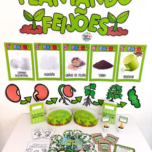 Imagem de capa para o Ebook Kit Plantando Feijões🌱✨