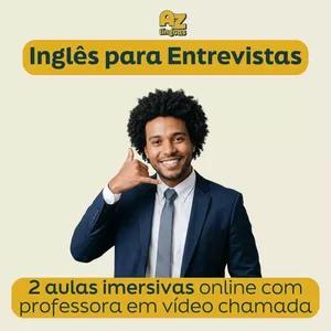 Imagem do curso Treinamento de Inglês para Entrevistas: 2 aulas online