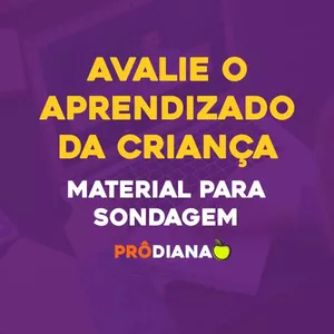 Imagem de capa para o Ebook MATERIAL PARA SONDAGEM - EDUCAÇÃO INFANTIL